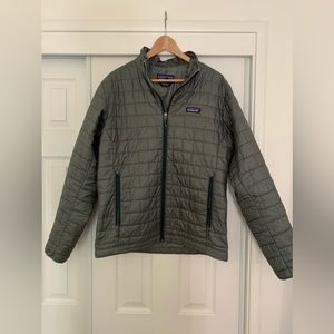 Men’s Grey Patagonia Nano Puff Puffer M